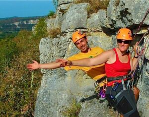 Escalade encadrée en Vallée de la Dordogne