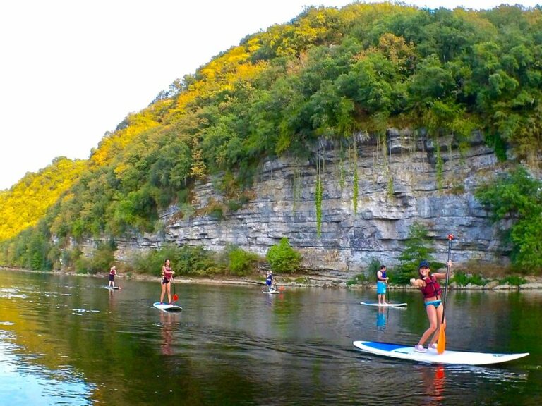 Stand-up paddle sur la Dordogne