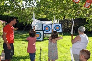 Tir à l'arc en famille